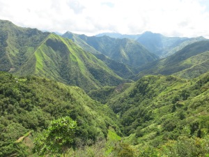 View from trekking to Batad Village