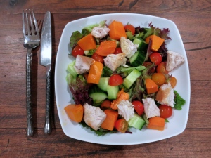 Chicken and Pumpkin Salad